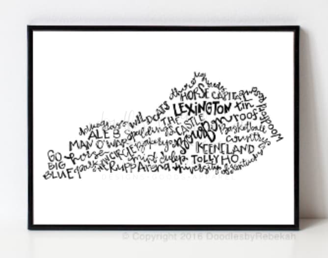 Lexington KY 8x10 Print - Print