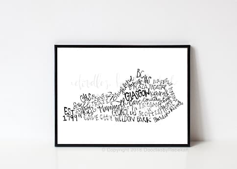 Glasgow KY 8x10 Print - Print