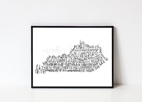 Williamsburg KY 8x10 Print - Print