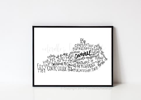 Danville KY 8x10 Print - Print