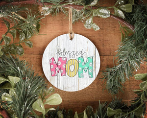 Blessed Mom Ornament - Ornaments