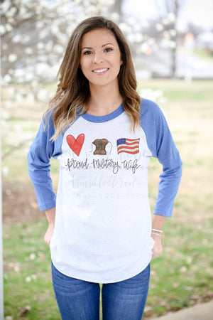 Proud Military Wife - Tees