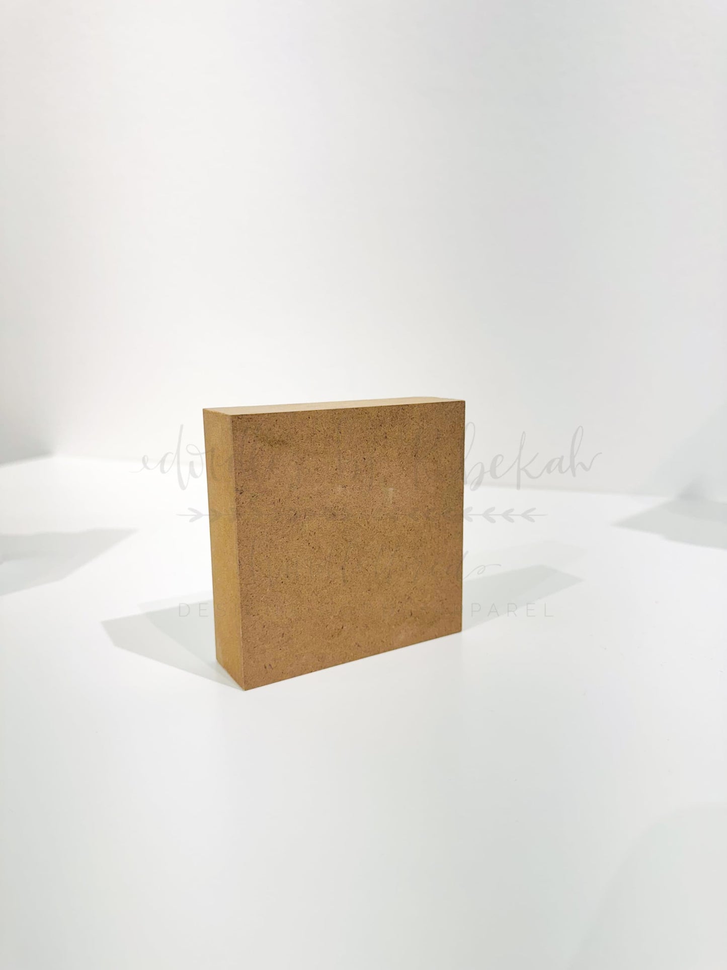 101 Flowers 4x4 Block back MDF