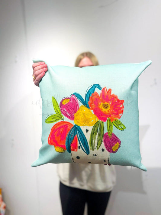 101 Flowers Pillow - Pillow