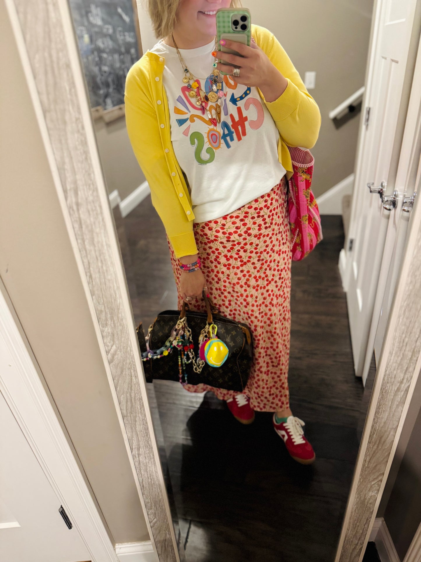 Joy in Chaos White Tee