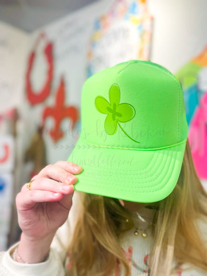 4 Leaf Clover Trucker Hat