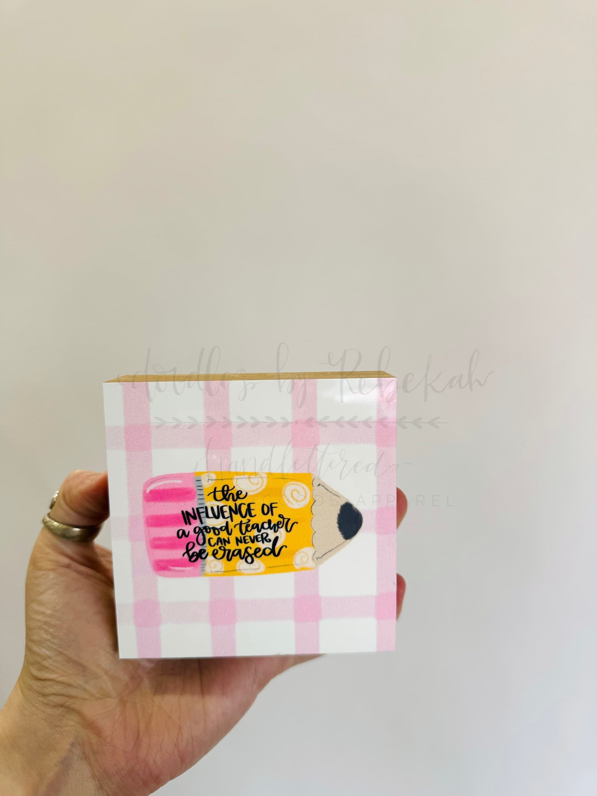 A Good Teacher Can Never Be Replaced Block