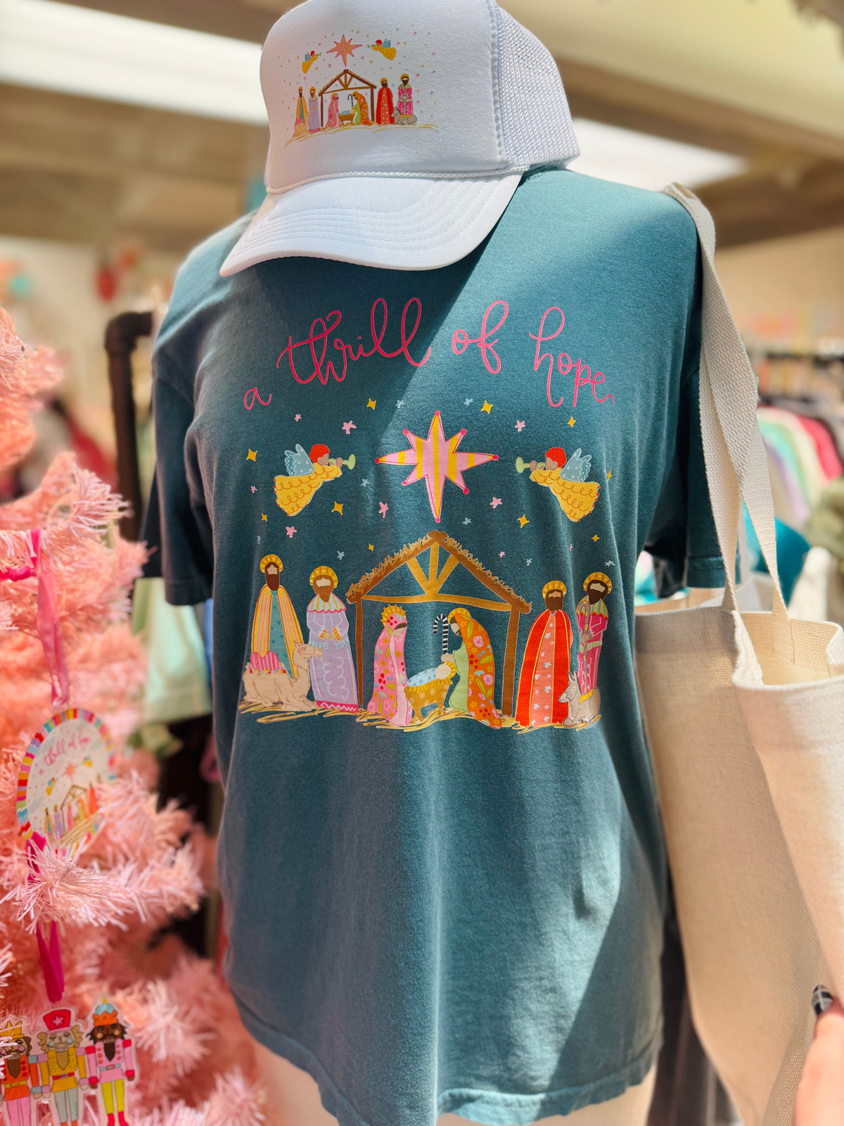 A Thrill of Hope Christmas Graphic Tee