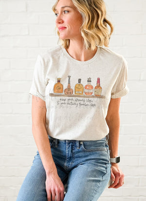 Keep Your Friends Close and Bourbon Closer Tee