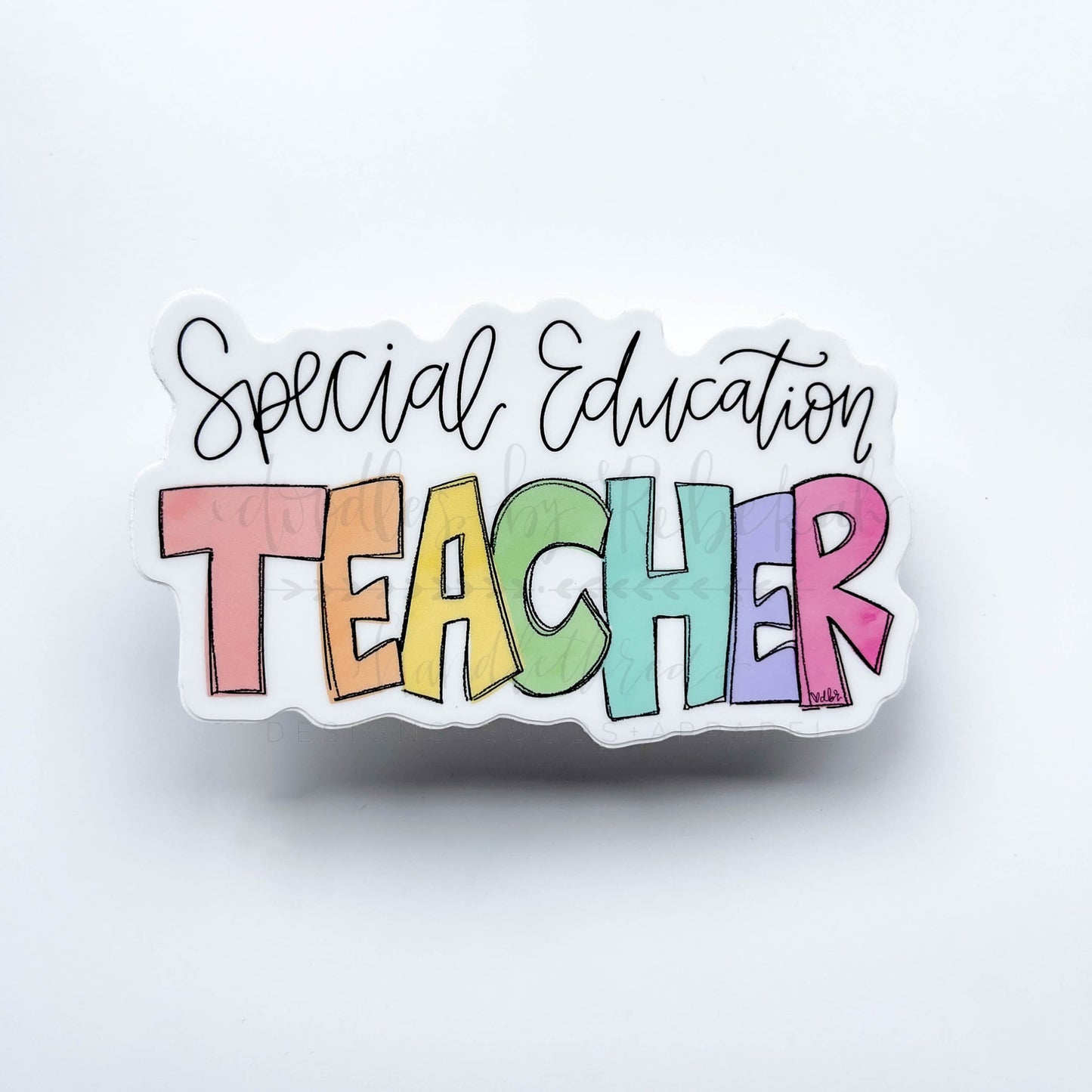 Special Education Teacher - Colorful Sticker - Sticker