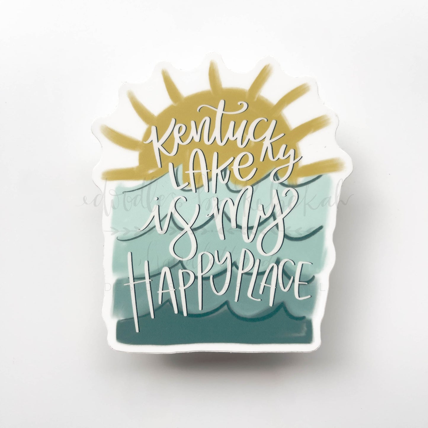 Kentucky Lake Is My Happy Place Sticker - Sticker