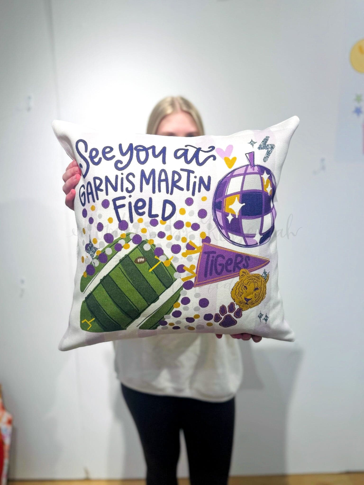 Custom School Field Name Pillow - Pillow