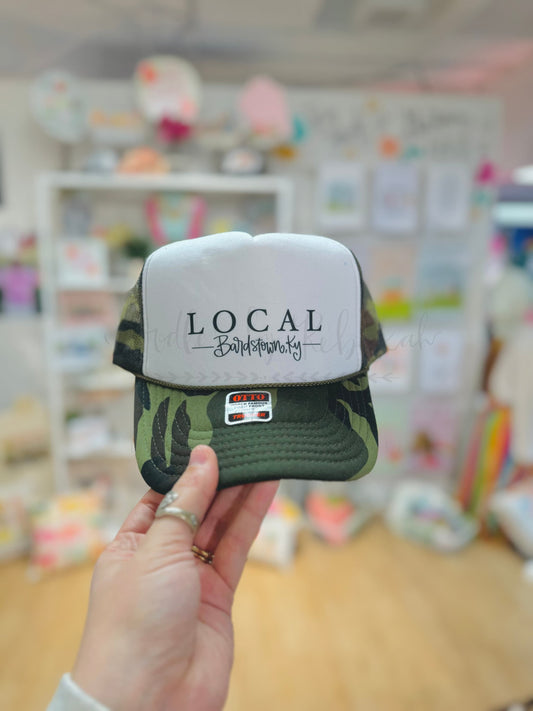 Local *Custom Town* Camo Trucker Hat - Hat