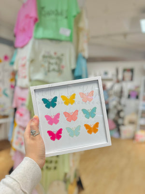 Butterfly Framed Sign - Print