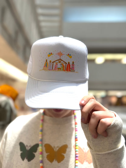 Colorful Nativity Trucker Hat