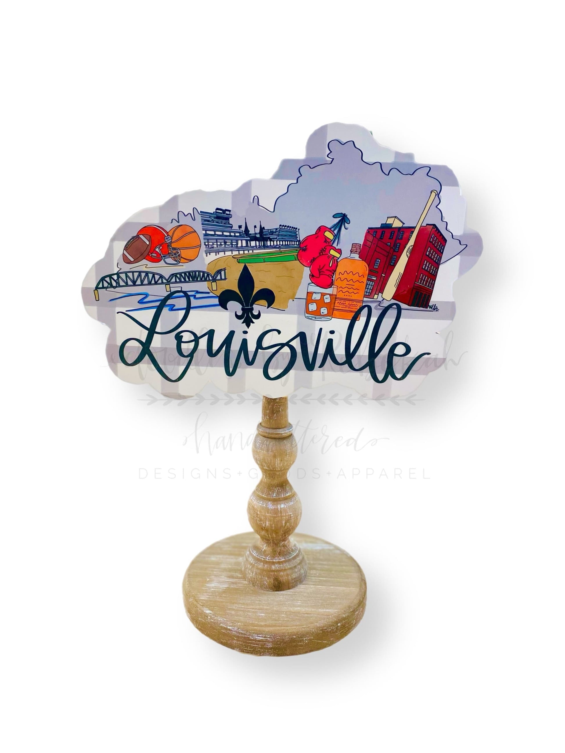 Louisville State Art Topper/Attachment - Door Hanger