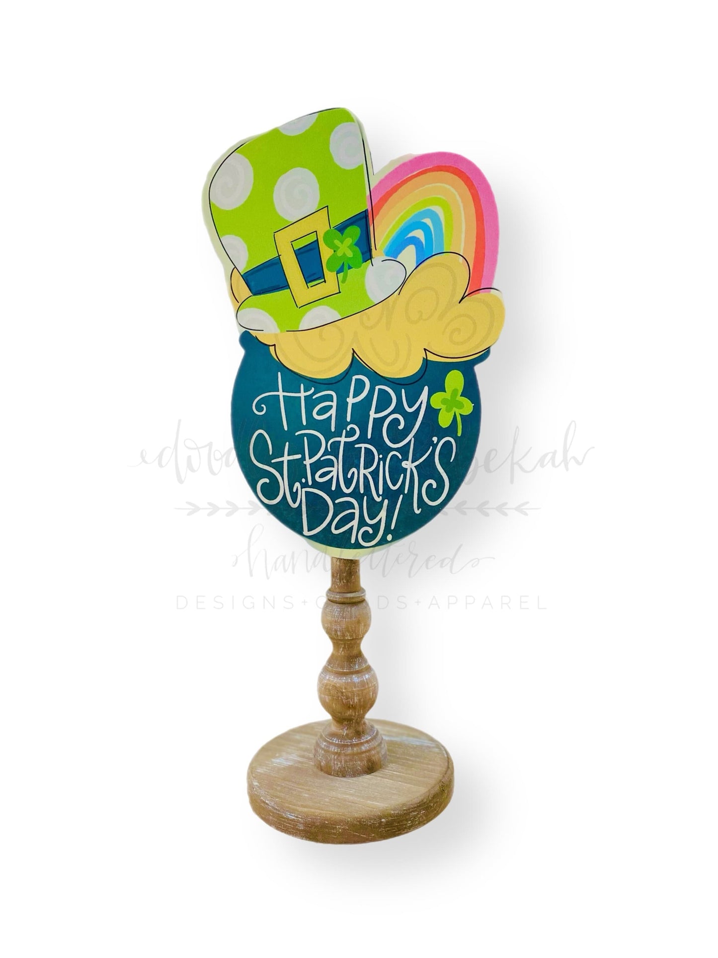 St. Patty Cauldron Topper/Attachment - Door Hanger