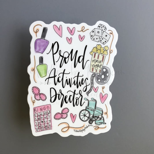 Proud Activities Director Sticker - Sticker