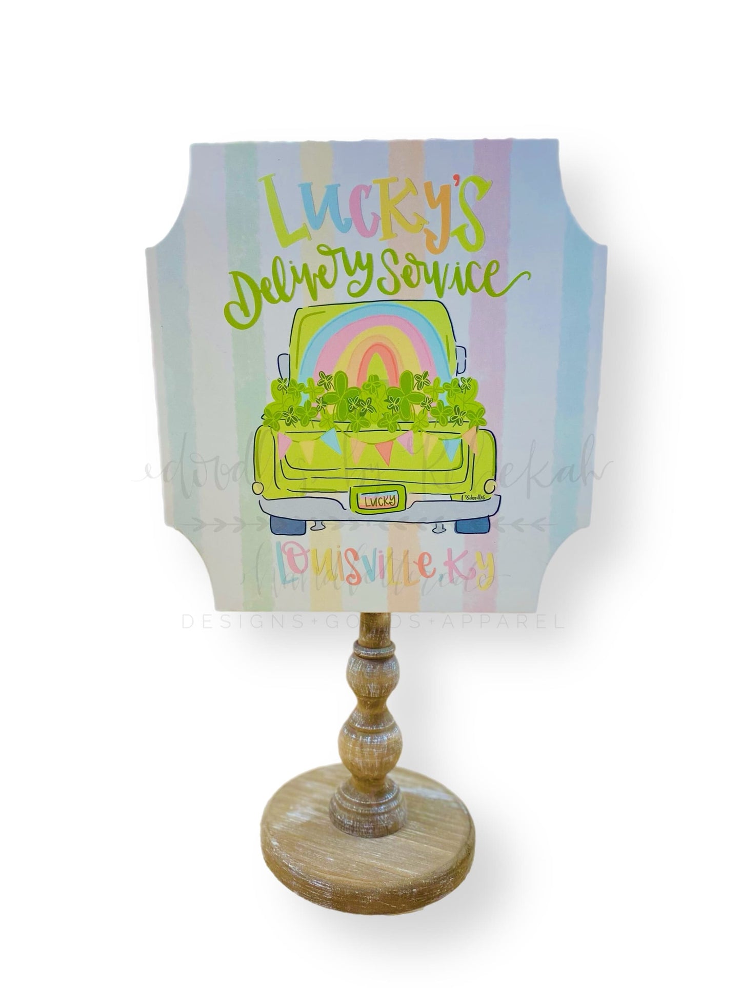 Lucky’s Delivery Service *Custom Town* Topper/Attachment - Door Hanger