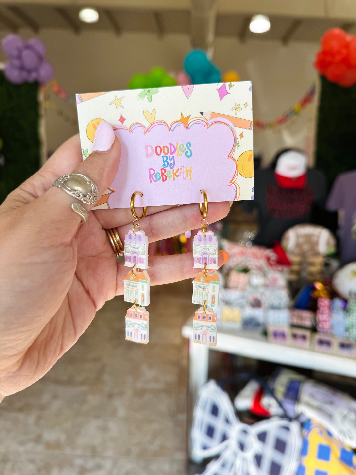 Spice Village Huggie Hoop Earrings