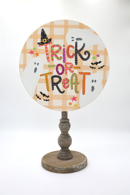 Trick or Treat with Ghosts Topper