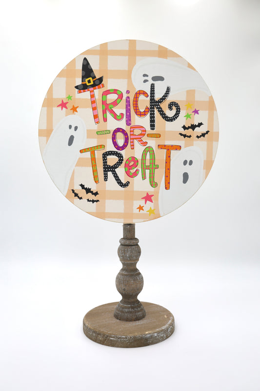 Trick or Treat with Ghosts Topper