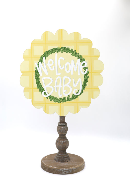 Welcome Baby Topper