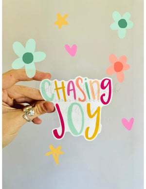 Chasing Joy Sticker - Sticker