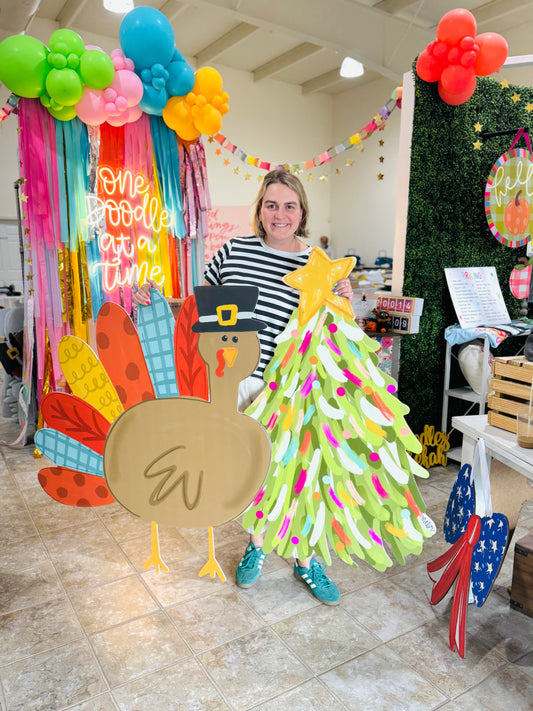 Large 47 inch Plastic Sign