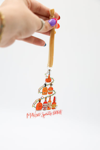 Making Spirits Bright Acrylic Ornament