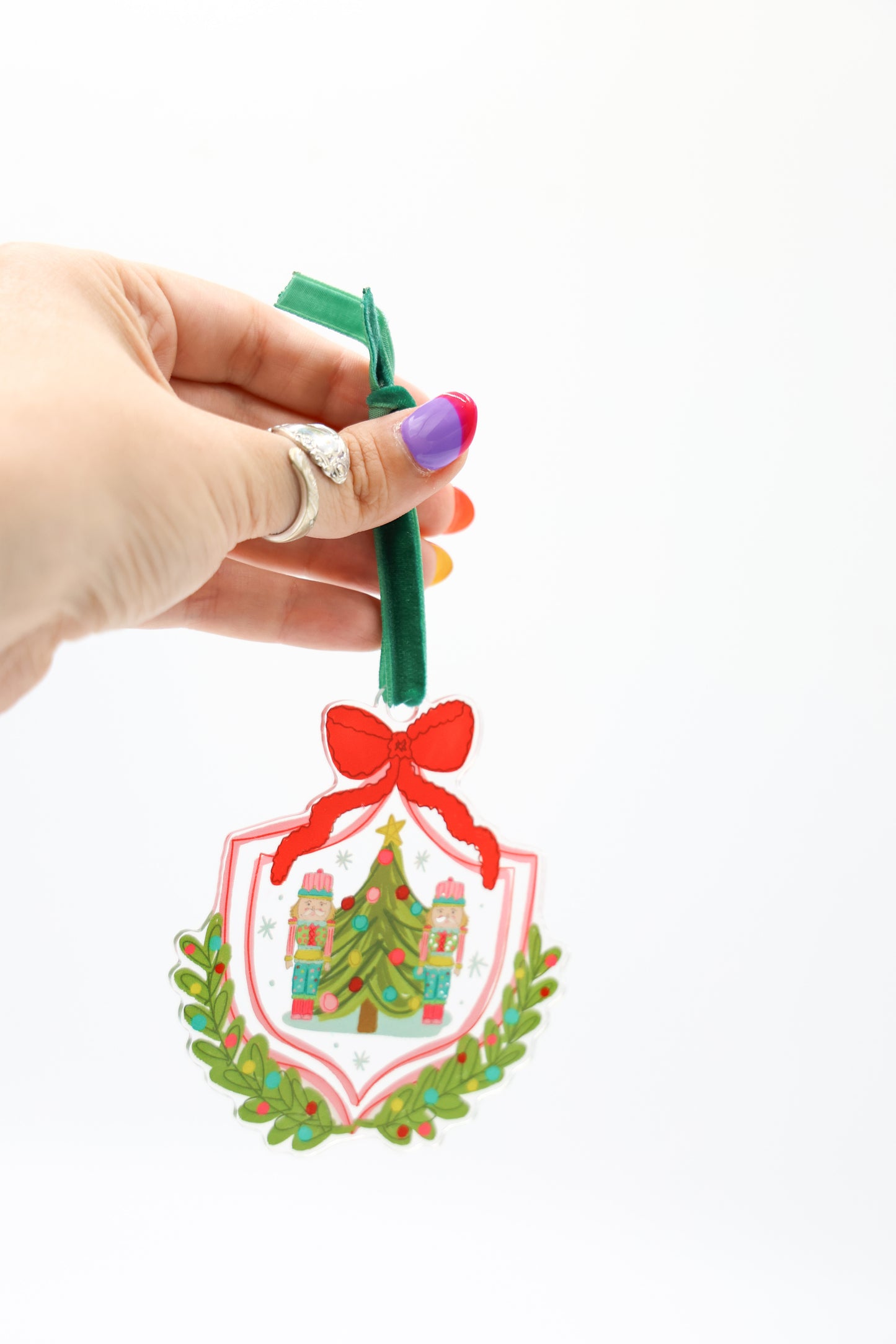 Nutcracker Crest Acrylic Ornament