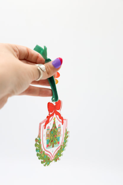 Nutcracker Crest Acrylic Ornament