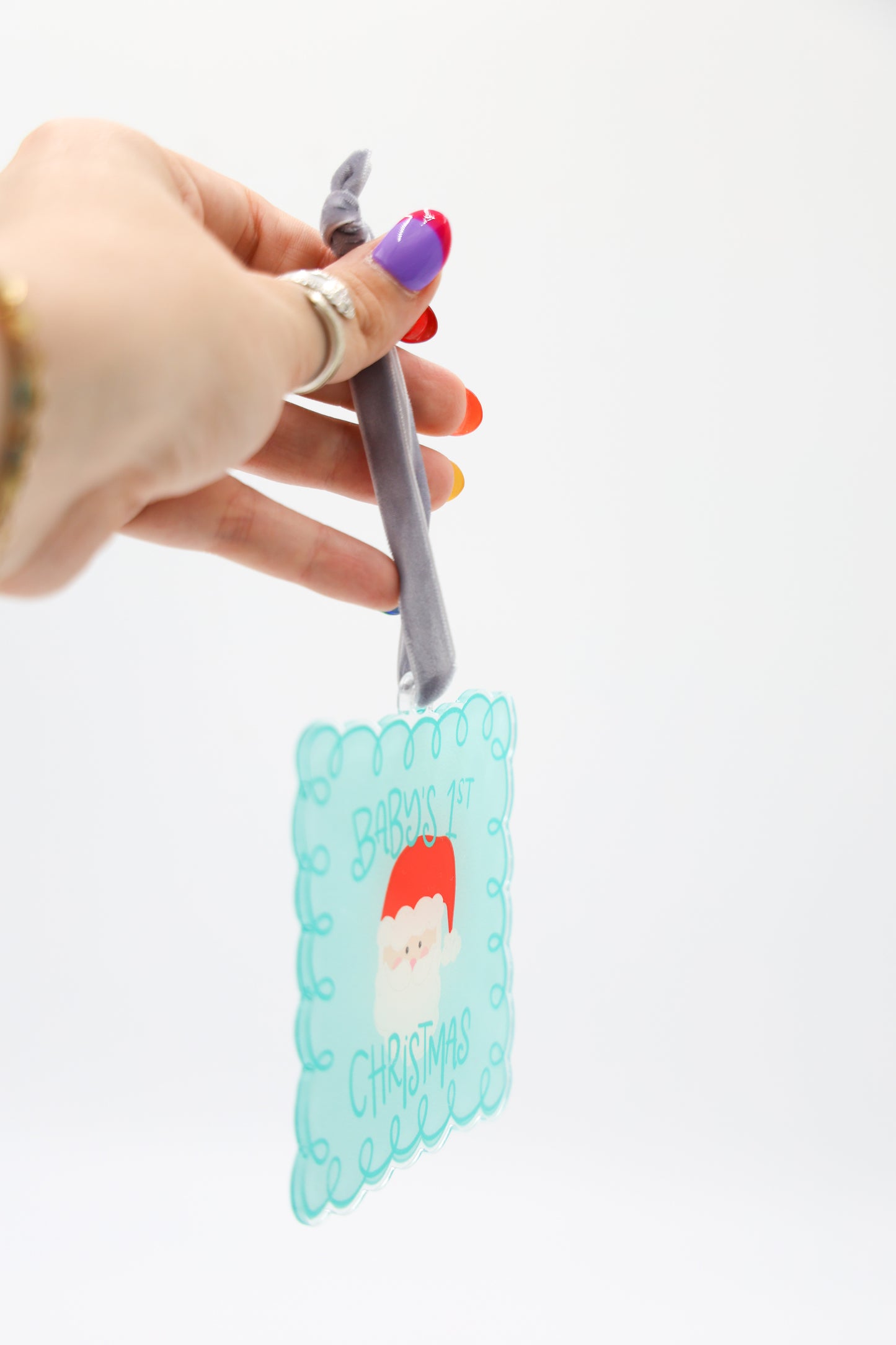 Baby's First Christmas-Boy Acrylic Ornament