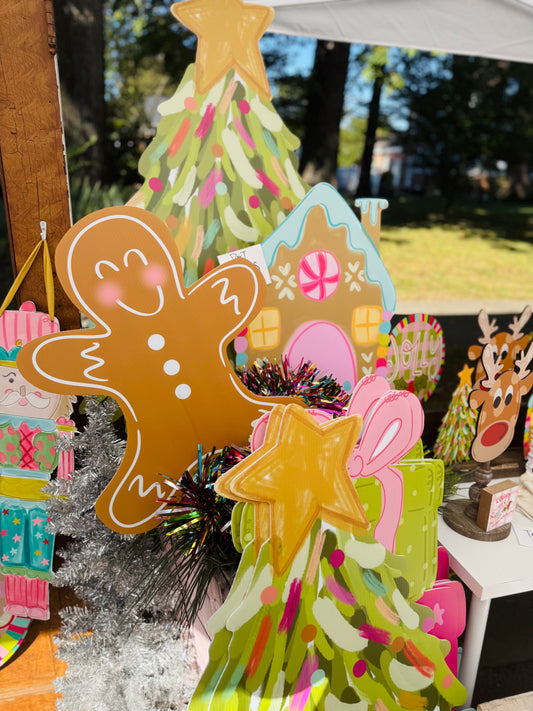 Potted Plant 24 inch Plastic Sign