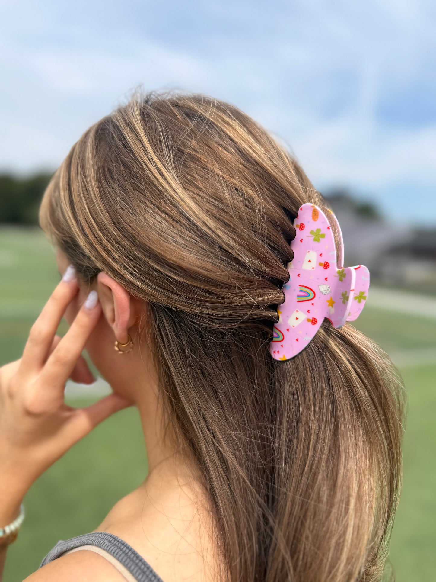 Lucky Girlie- Luck Symbols Claw Clip