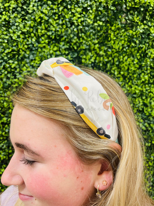 School Icons Headband - Headband