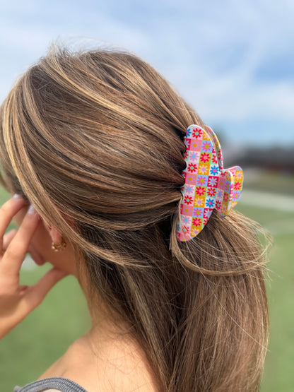 Hippie Daisy Claw Clip
