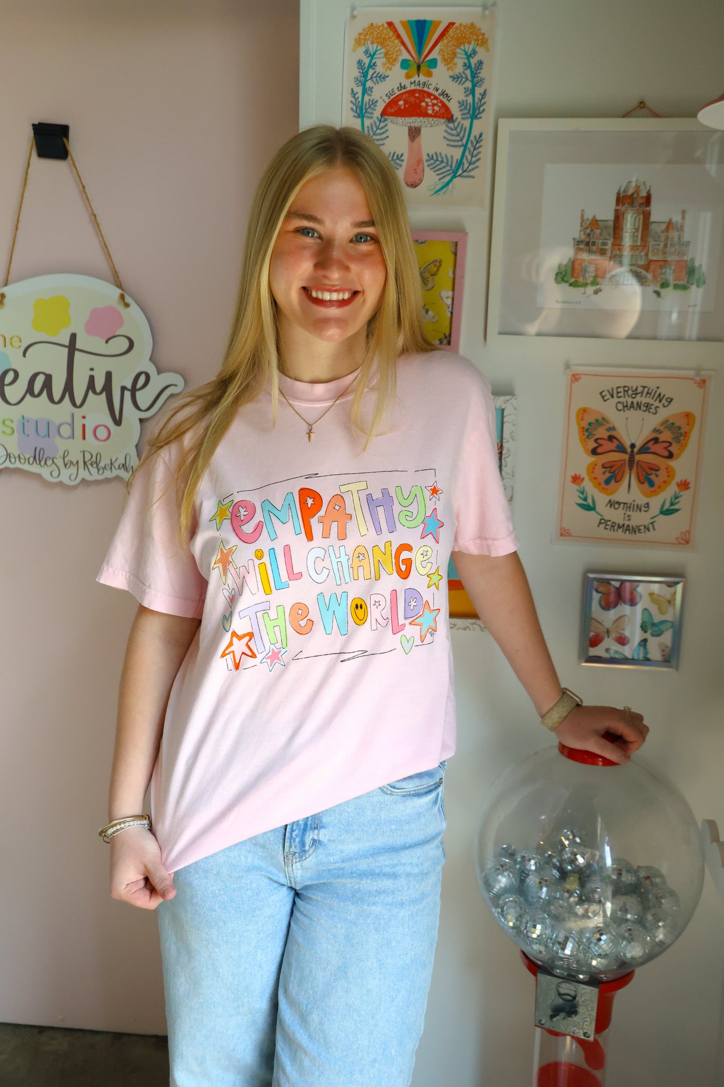 Empathy will Change the World Blossom Tee