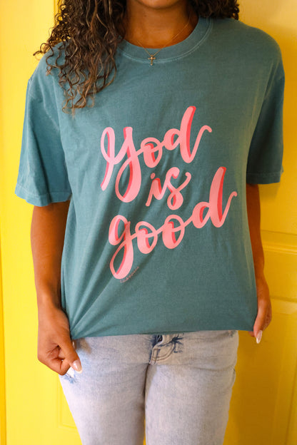 God is Good Emerald Tee