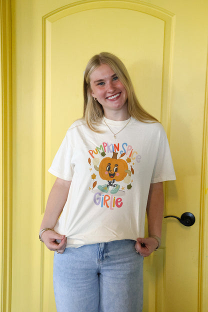 Pumpkin Spice Girlie Tee