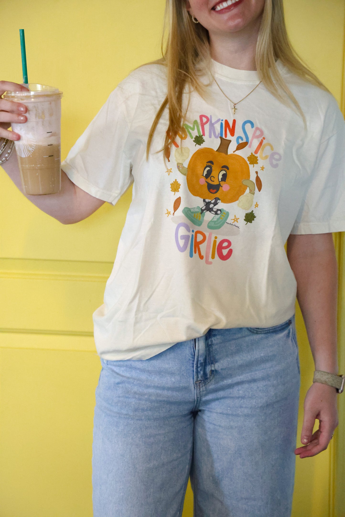 Pumpkin Spice Girlie Tee