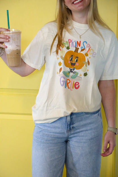 Pumpkin Spice Girlie Tee