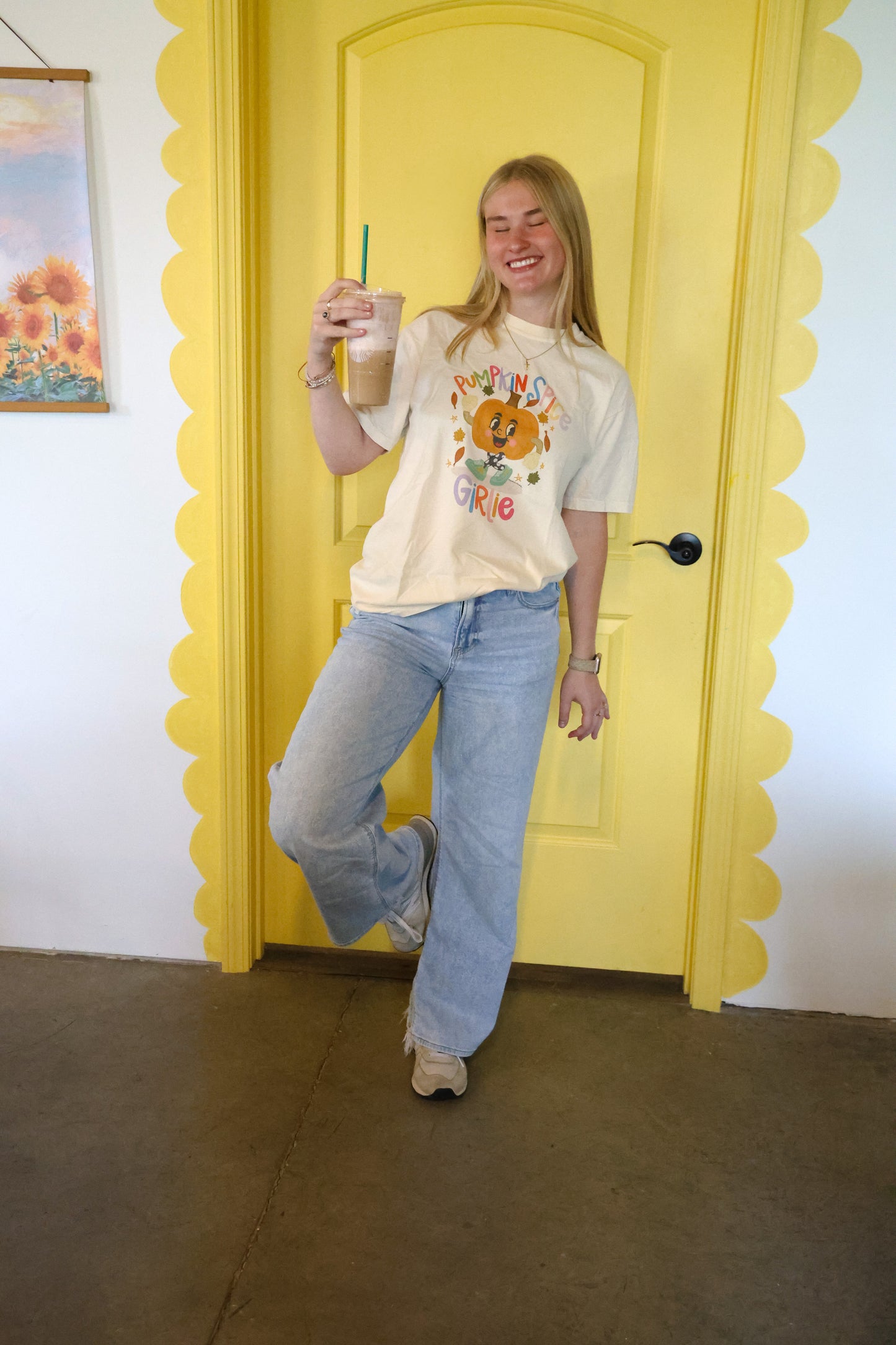 Pumpkin Spice Girlie Tee