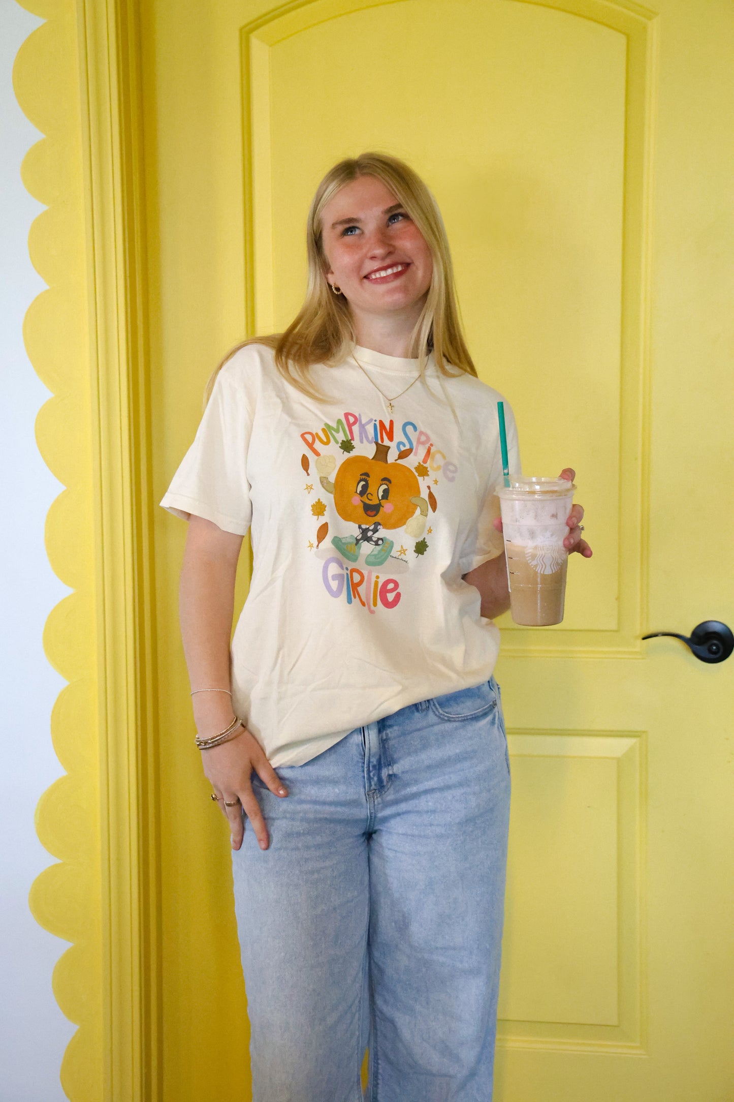 Pumpkin Spice Girlie Tee