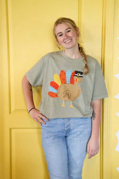 Patchy the Turkey Sandstone Tee