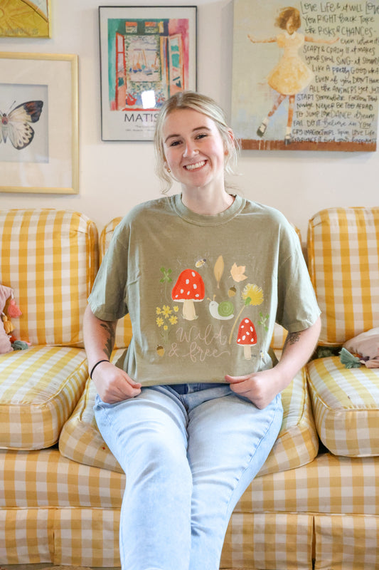 Wild & Free Sandstone Tee
