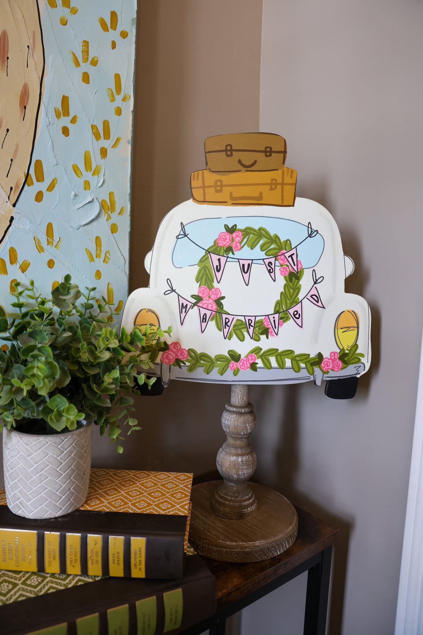 Just Married Car Topper