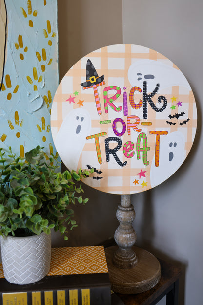 Trick or Treat with Ghosts Topper