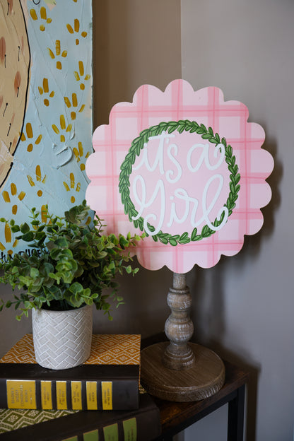 It's a Girl Baby Topper