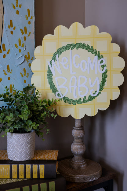 Welcome Baby Topper